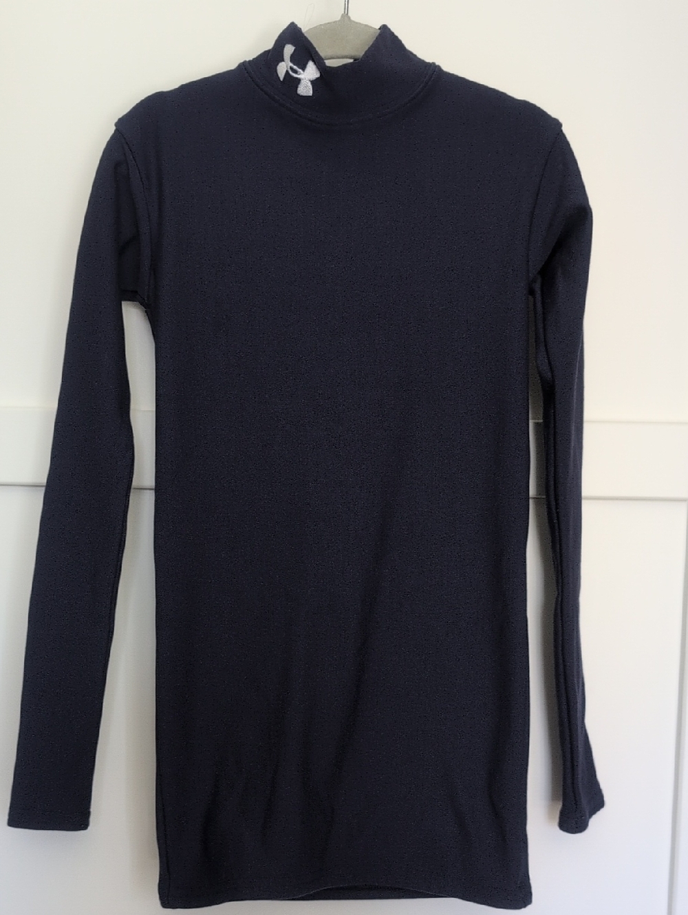 Under Armour Navy Turtleneck Performance Cold Gear Thermal Top
